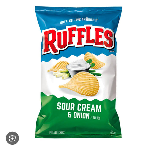Ruffles Sours Cream & Onion 180 gm