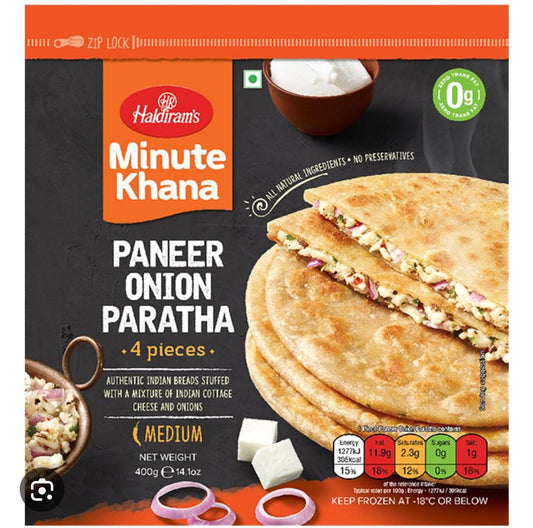 Haldiram Paneer Onion Paratha 400 gm