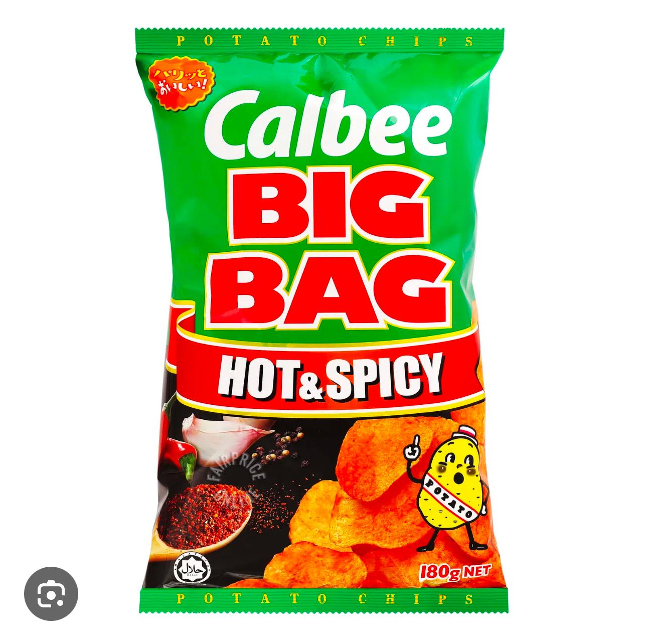 Calbee Big Bag Hot & Spicy 180gm