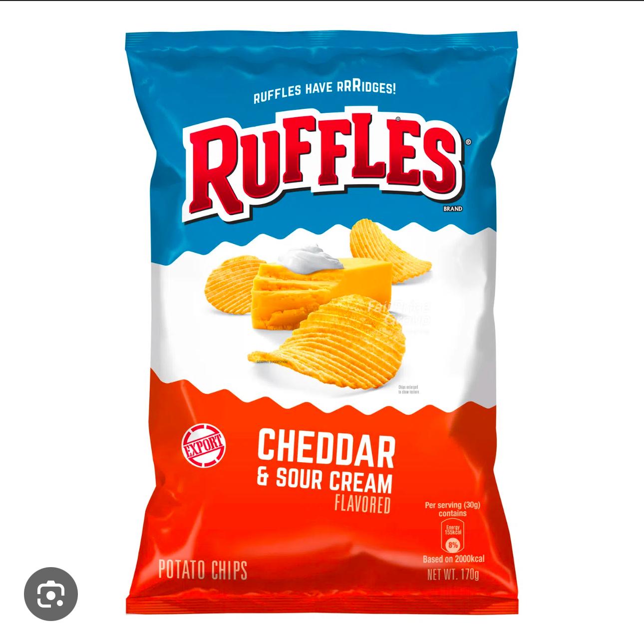 Ruffles Cheddar & Sour Cream 170 gm