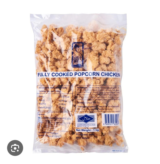 Bibik’s Fully Cooked Popcorn chicken 1kg