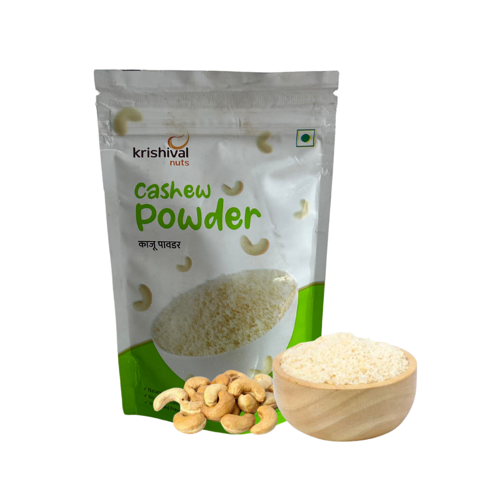 Krishival Nuts Cashew Powder | 100 Grams [1 pack of 100 grams] | No Added Colours | Zero Preservatives