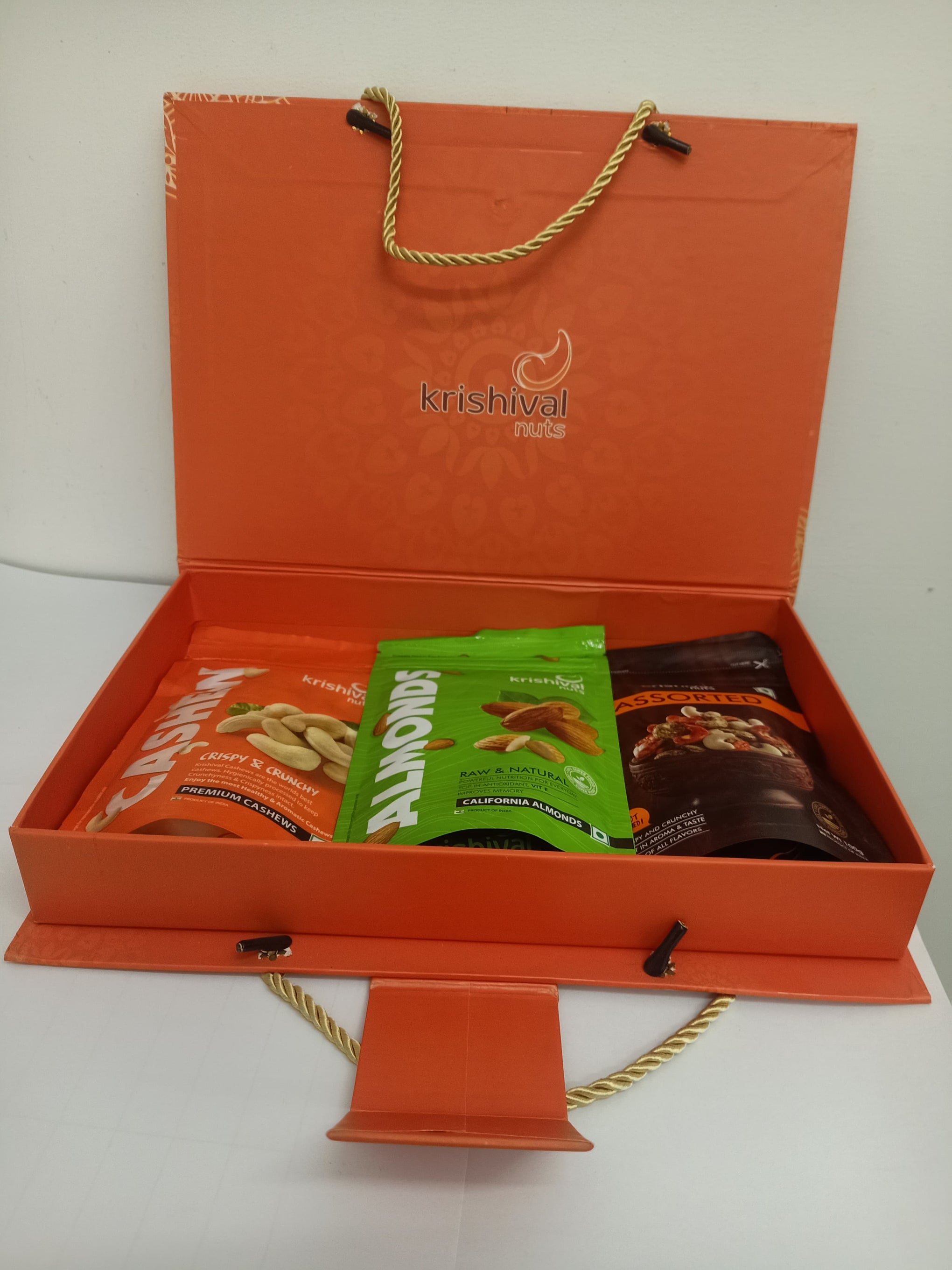 Ganesh Chaturthi Celebration Dry Fruits Gift Box – Krishival Premium Selection