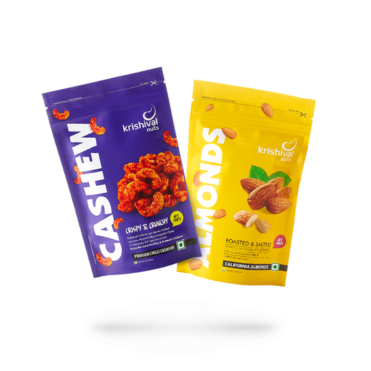 Chilli Cashews + California Salted Almonds