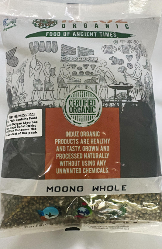 Induz Moong Whole Green 500gm