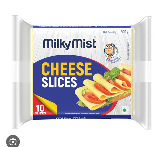 Milky Mist Cheese Slices 200gm