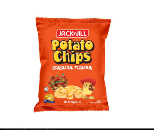 Jack'nJill Potato Chips BBQ 70gm