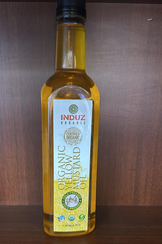 Induz  Organic Yellow Mustard oil 1l