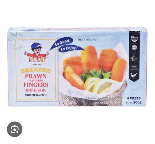 Dodo Breaded Prawan Finger 200 gm