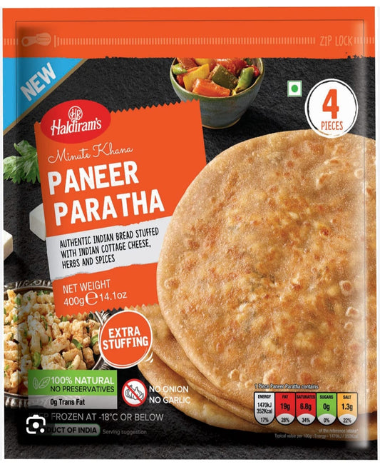 Haldiram's Paneer Paratha 400 gm