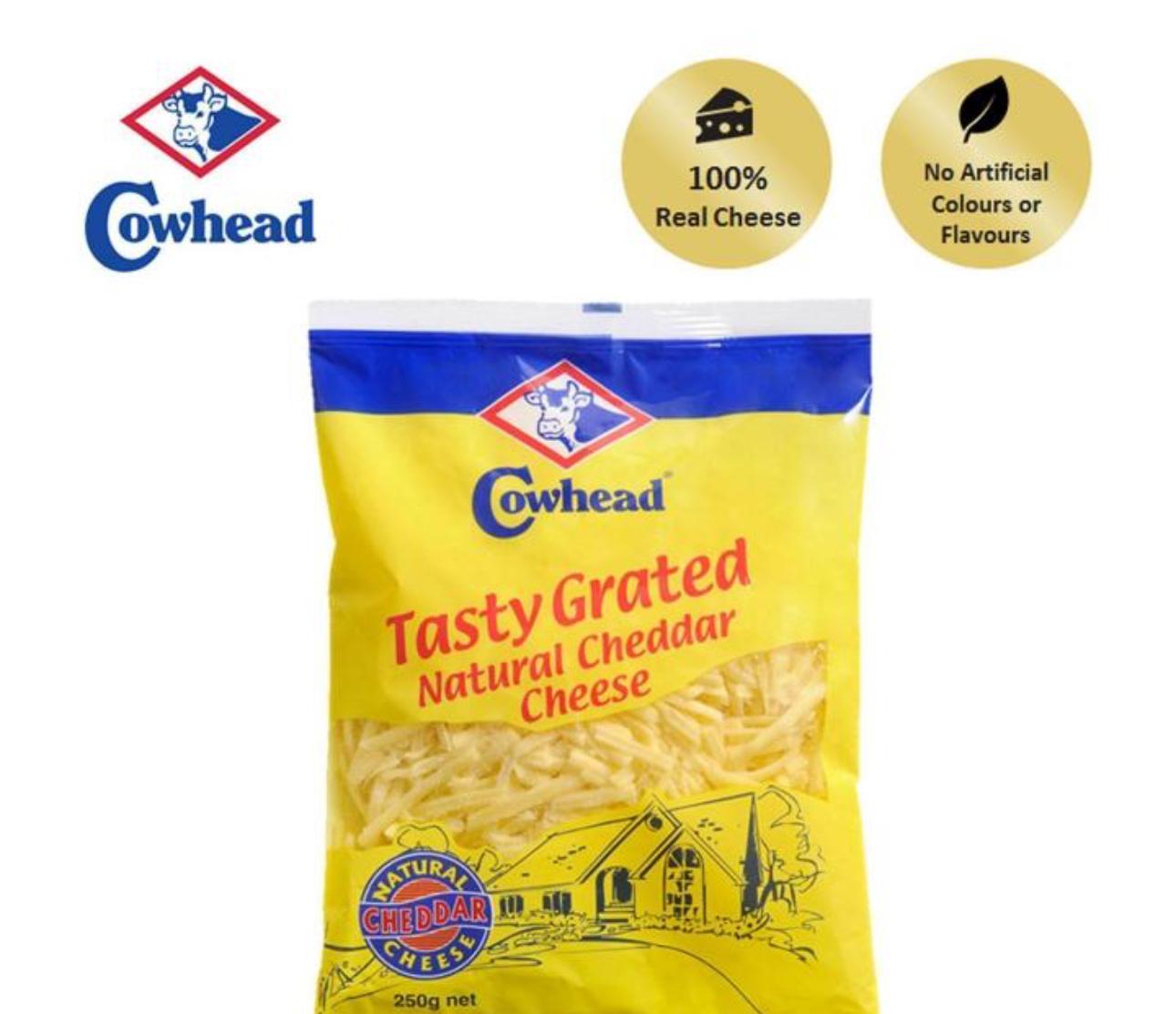Cowhead Tasty Grated Cheese 250 gm